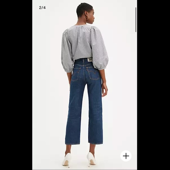 🔥🔥🔥 Levi's Premium RIBCAGE STRAIGHT JEANS - Picture 6 of 11